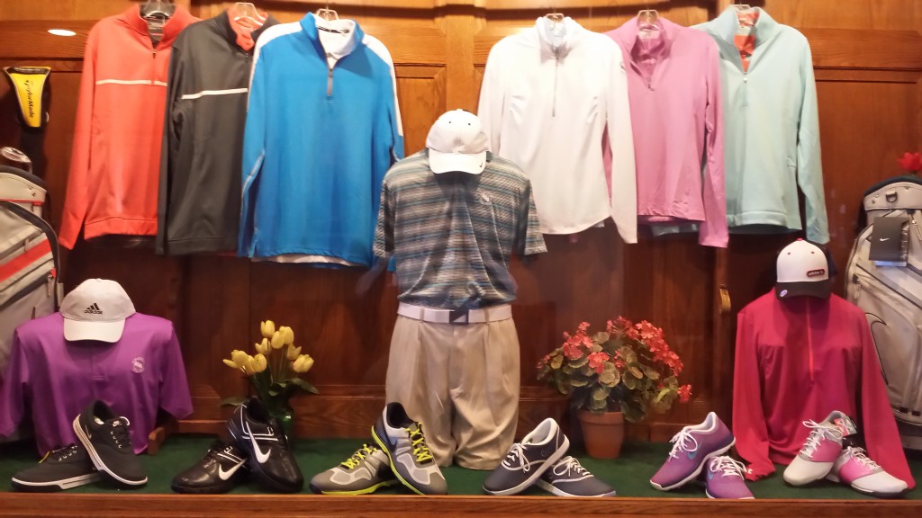 pro shop, golf apparel, golf supplies